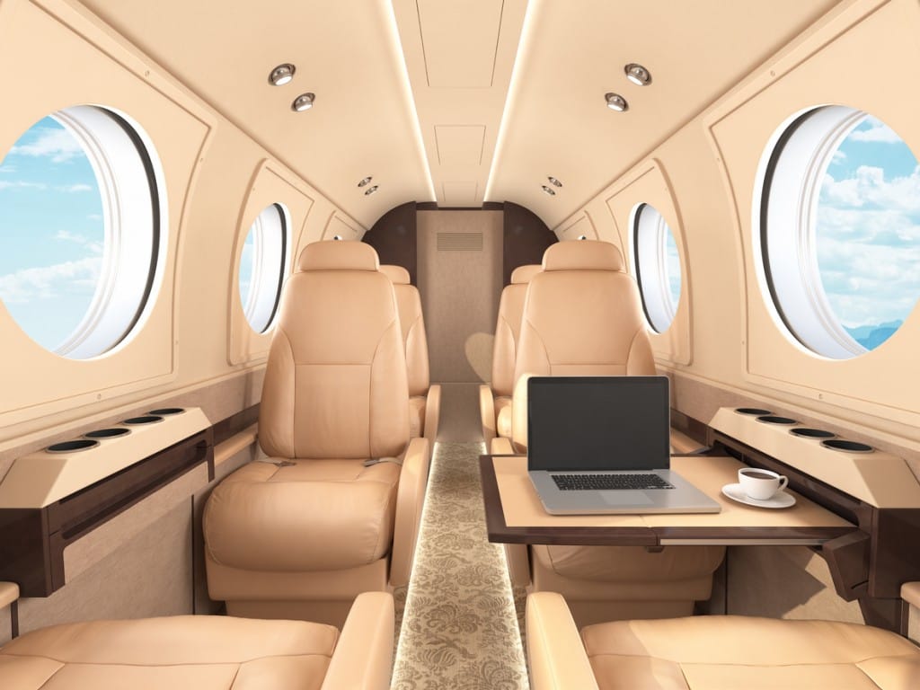 Corporate Jet Interior | The Early Airway 