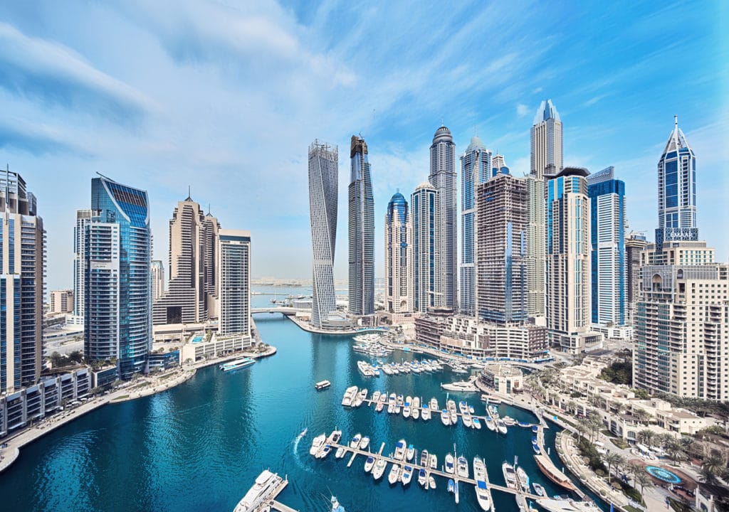 Dubai Marina City Skyline in the United Arab Emirates | The Early Airway