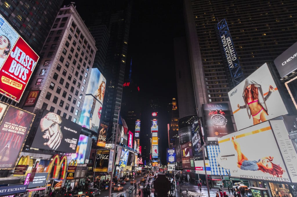 Night in Times Square New York | The Early Airway