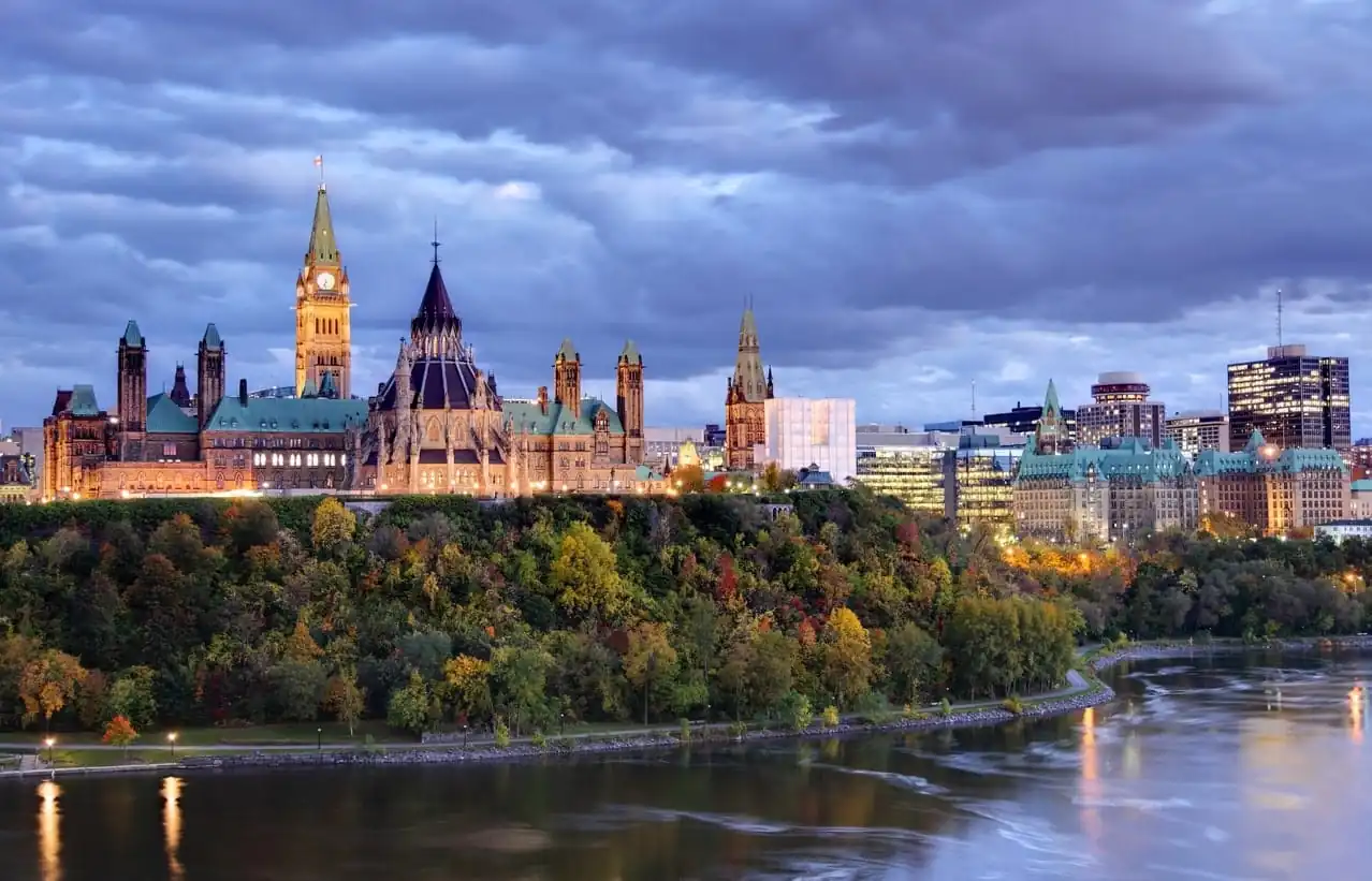 Parliament Hill in Ottawa, Canada - The Early Air Way